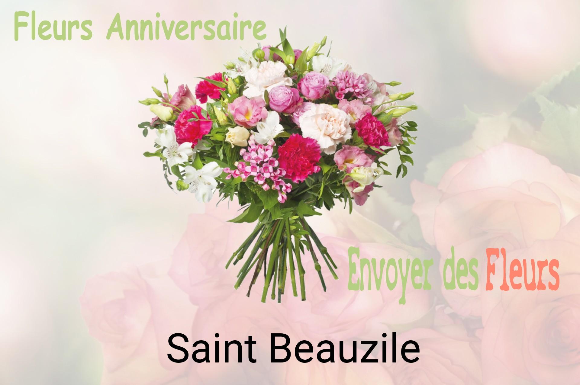 Bouquet de fleurs d’anniversaire livré à Saint-Beauzile